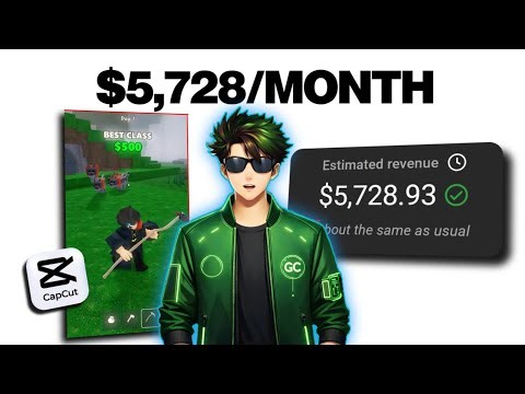 How Small Roblox Shorts Get MILLIONS of View I Made $5,728/Month With Roblox Shorts