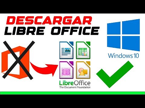 DESCARGAR LIBREOFFICE Para Windows 10 y 11 de 32 y 64 bits EN ESPAÑOL Completo ✅