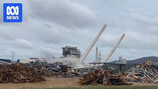 Iconic Lithgow coal-fired power station demolished, paving way for renewable energy hub