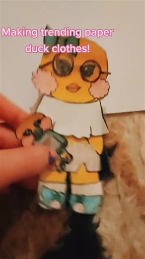 Creating Unique Paper Duck Outfits