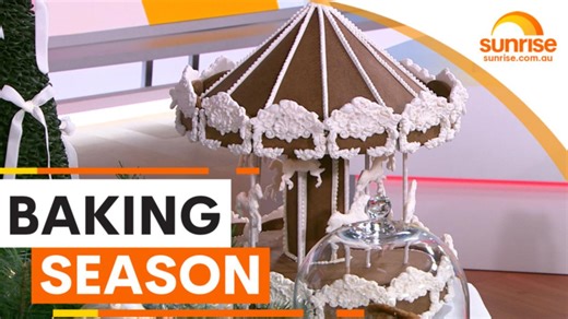 Christmas cooking: An incredible gingerbread carousel and other amazing gingerbread creations. How to make them at home