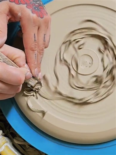 You can’t rush any part of pottery from throwing, to trimming, glazing, or firing. Every stage builds on the last. If I rushed this trimming, I’d risk going too thin, cutting through the clay, or creating an uneven surface that can’t be fixed later. So I slow down, check my thickness, and let the process guide me. Taking my time here means a stronger, better piece and less starting over in the end.