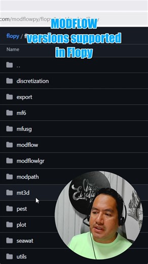 Know more about the MODFLOW versions implemente in Flopy to create groundwater models in Python. Follow us for more and give us a like! | Hatari Labs