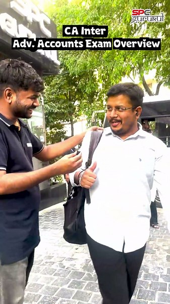How Was the Adv. Accounts Exam? 🤔 | SPC Gurukul CA Inter Student Overview