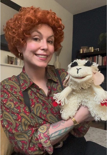 Better late than never! 🎃 I dressed up as Shari Lewis and Lamb Chop this Halloween. Shari was a huge inspiration to me, and I loved celebrating her legacy! #ShariLewis #LambChop #Halloween #ventriloquist