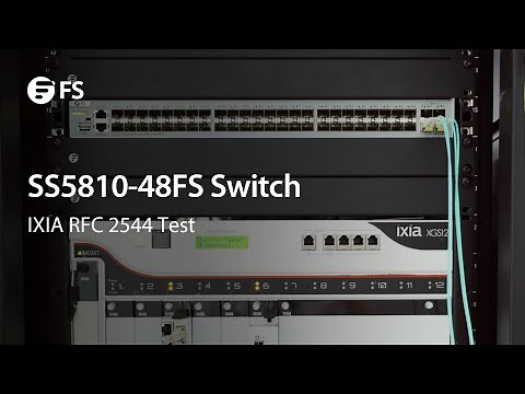 S5810-48FS Enterprise Switch Ixia RFC2544 Test | FS