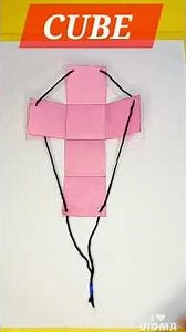 3D Shapes Cube model | maths tlm project | maths working model for Exhibition | Cube
