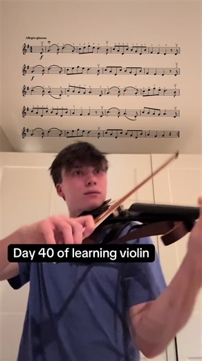 Day 1 of Learning Violin with Suzuki Book 1