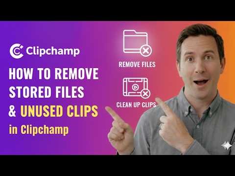 How to Remove Stored Files with Clipchamp | Free Up Storage Space on Your Computer
