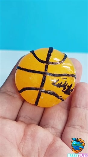 Making a basketball with nano tape tape#shortvideo #nanotape #diy