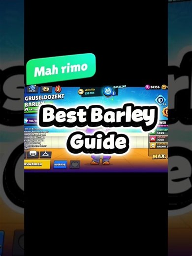 Best Barley Guide #brawlstars #guide #barley #build #fyp