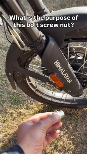What is the purpose of this bolt screw nut?#screw #information #himalayan450 #knowledge #adventure