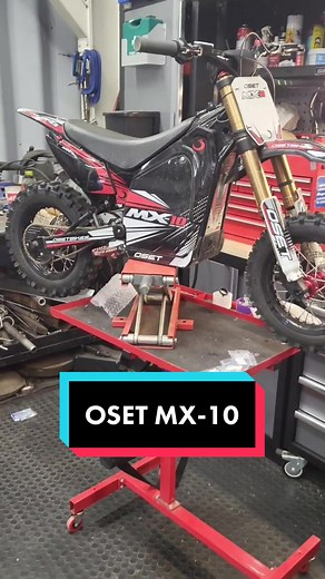 Give it up for the little guy! The Oset MX-10 has a top speed of 22mph, 3 hours run time, for riders aged 4-7 years old 😎⚡️ #Motorcycle #ElectricMotorcycle #EV #Motorbike #Electricmotorbike #EEMC #Oset #osetbikes #osetmx10 #youngrider #workshop #fyp