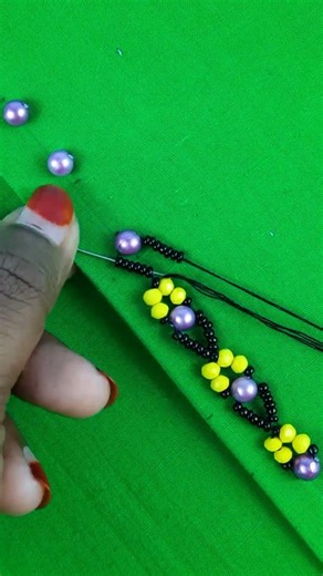 unique design lace border embroidery tutorial #fbliestyel #reelsvideoシ #trendingreel#revels