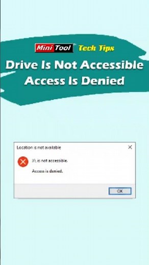 Instant Fixes for Drive Is Not Accessible Access Is Denied #datarecovery #recoverdata