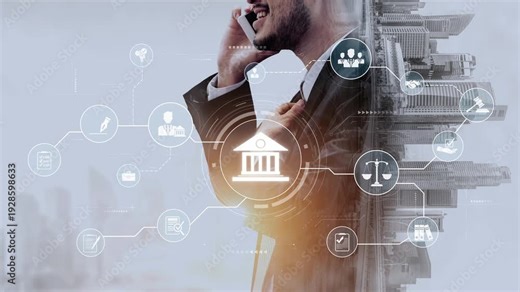 Futuristic digital law interface displaying justice scale, highlighting digital law, AI compliance, digital law systems, and digital law regulations for secure governance. Muxer