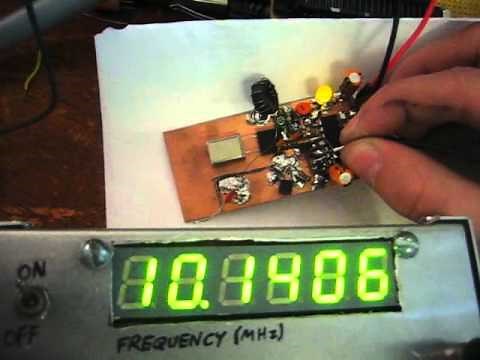 cheap frequency counter for amateur radio