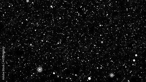 White snowflakes fall a lot in the winter Isolated by Alpha channel (transparent background) Use it to enhance any video presentation or animation movie or Cinematic clips or film project