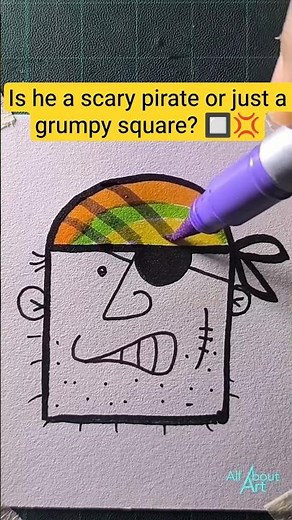 easy pirate drawing tutorial
