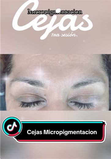 Micropigmentacion de cejas 1ra sesión. #makeup #eyebrows #micropigmentacion #perriscalifornia #cejas