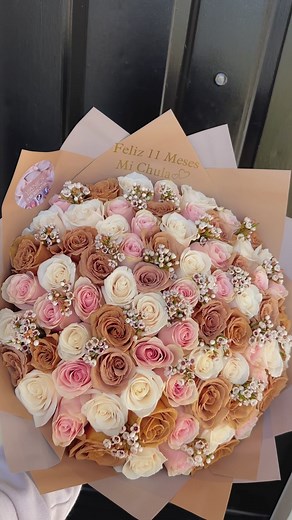 Unique Brown Rose Bouquets by Vanessweetstems