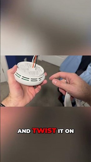 Easy Smoke Alarm Installation Guide #shorts