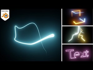 【エフェクト応用編】変幻自在の光の筋を作ろう！【blender3.0】