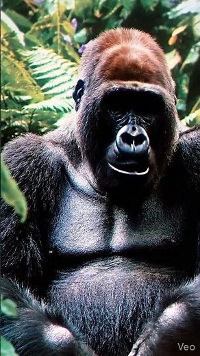 The King of the Jungle: A Peaceful Moment with a Silverback