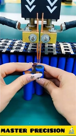 The Art of Precision: Advanced Battery Spot Welding & Micro-Soldering 🔋🔬 #spotwelding #diybattery