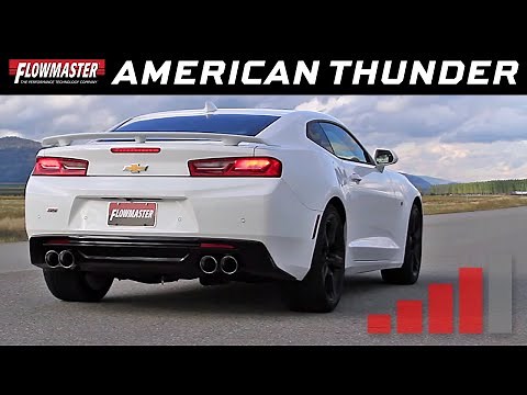 2016-19 Camaro SS, ZL1 6.2L - American Thunder Dual Mode NPP Exhaust System 817746