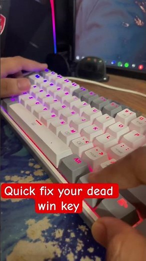 Fix your dead win key , win key not working