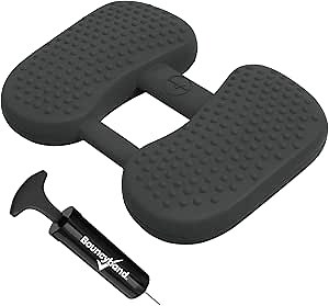 Bouncyband Wiggle Feet, Dark Gray, 12” x 15” x 2.5” – Foot Fidget Cushion, Sensory and ADHD Tools Can Help You Stay on Task Longer - Alleviate Anxiety/Stress, Hyperactivity and Boredom