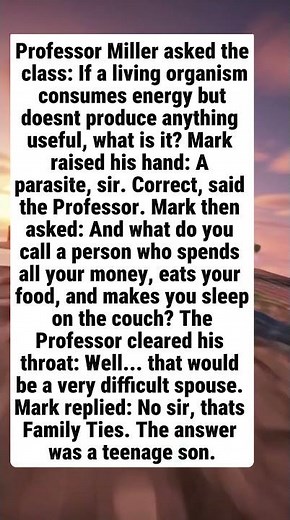 The Biology Professor's Mistake — A Hilarious Family Twist #funny #joke #humor