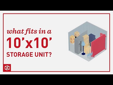 Storage Unit Size Guide - 10'x10'