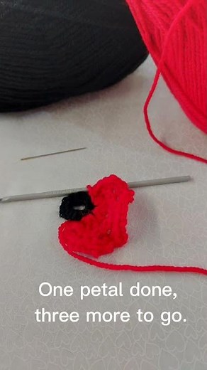 How to Crochet a Poppy
