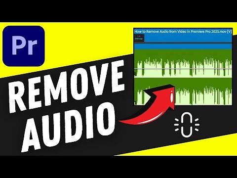How to REMOVE Audio from Video in Premiere Pro 2025 — EASY Guide