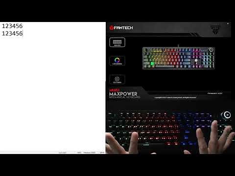 How to set up the Macro Keyboard Fantech MK853 MAXPOWER with the new version of the program. It's...