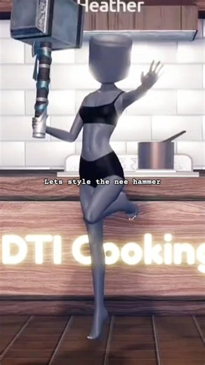 styling new hammer #heather #roblox #heather g8p