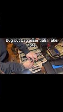 Bug out bag organizer! Such a cheap effective way to keep your bug out bag streamlined.