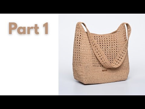 Crochet This Big Beautiful Raffia Bag: Part 1