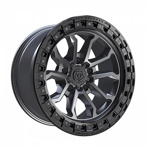 TIS Wheels A274308 TIS Wheels 556 Satin Anthracite Wheels with Black Rings | Summit Racing