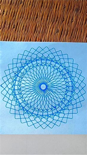 spirograph design making🥺🥺 wait for end🤩🤩 beautiful drawing🥰🥰#spirograph #shorts #art #handwork