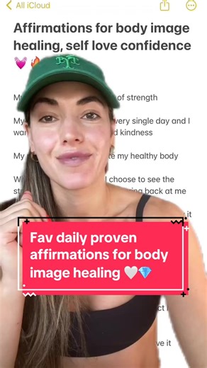 Daily Affirmations for Healing Body Image, Self Love Compassion and Confidence ❤️💓🔥 Affirmations are so helpful for body image healing and building body confidence because they help us shift negative thought patterns, promote self-acceptance, and cultivate a more positive self-image. Affirmations and tapping (Emotional Freedom Techniques or EFT) work together synergistically to support body image healing, self-love, and confidence: Affirmations: * \t\tPositive Mindset: Affirmations promote a p