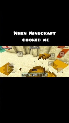 I am cooked by Minecraft #minecraft #gaming