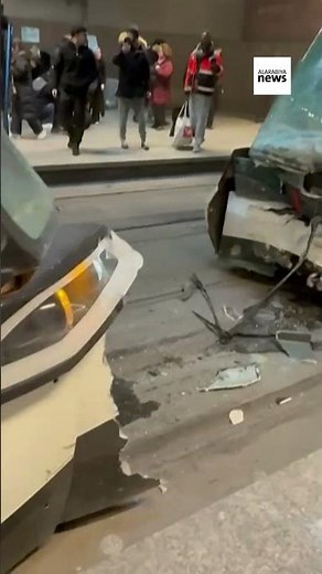 Aftermath of tram collision in France’s Strasbourg
