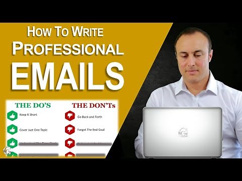 How To Write Professional Business Emails | Chris Guerriero