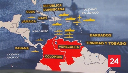 Mar Caribe y Pacífico: el despliegue militar y los ataques concretados por EE.UU.