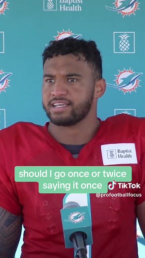 Tua Tagovailoa's Memorable Interview Moment with the Miami Dolphins