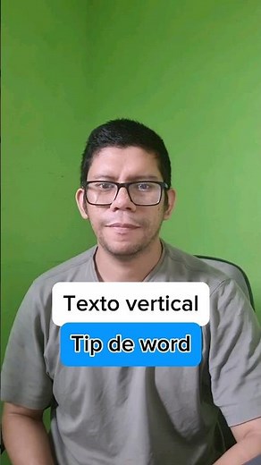 How to put text vertically in Word #word #windows #tips #technology #computer