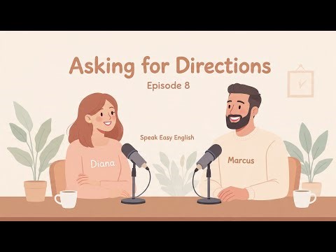 Learn English: Taking a Taxi & Asking for Directions | Beginner Conversation EP8